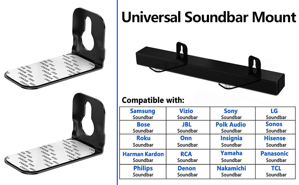 Soporte de metal para altavoces de Home Cinema con anclaje de pared robusto 6