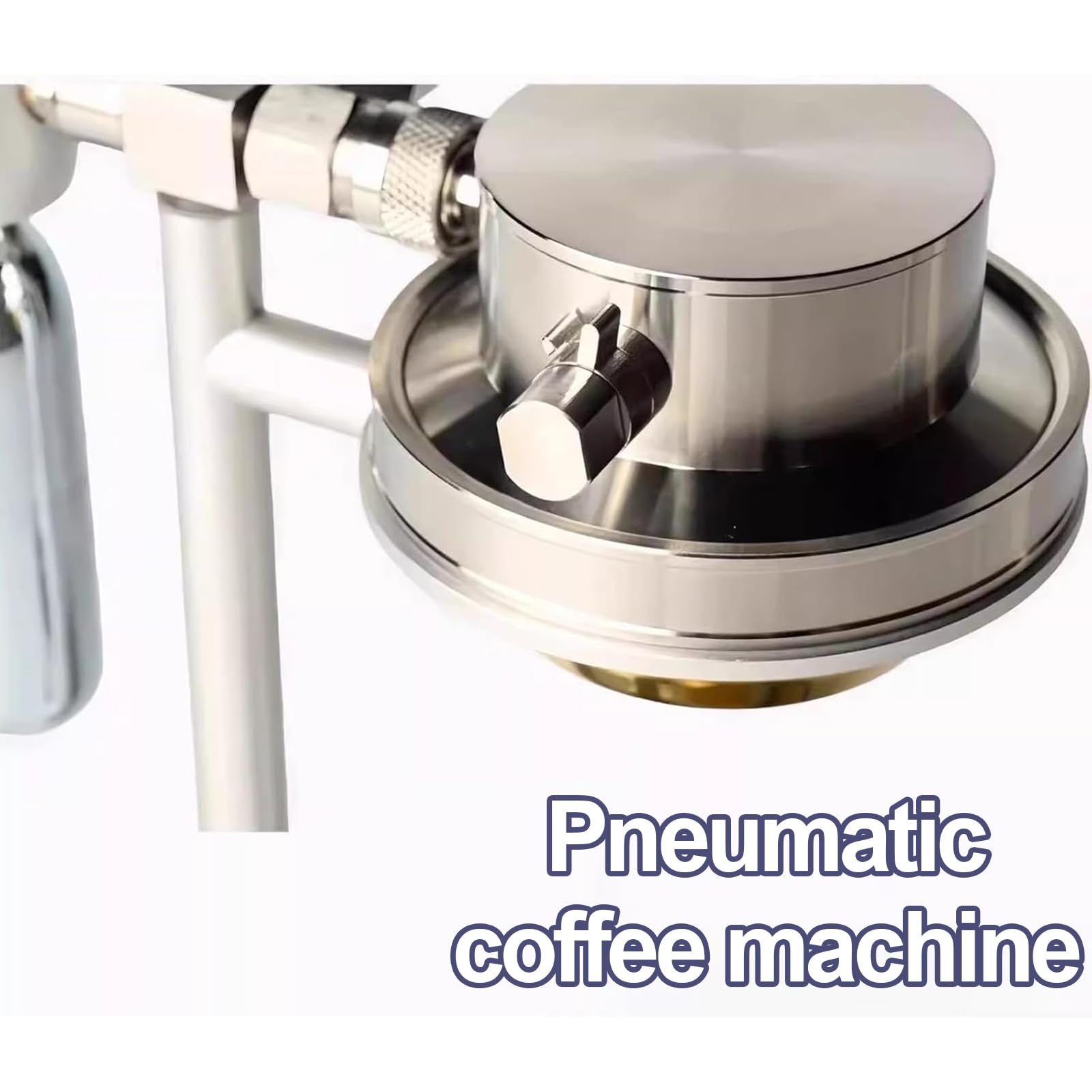 Macchina per caffè espresso pneumatica, caffettiera manuale a pressione d'aria con manometro, pressione di esercizio: da 1 a 16 bar, design compatto e smontabile, ideale per casa, campeggio e viaggi