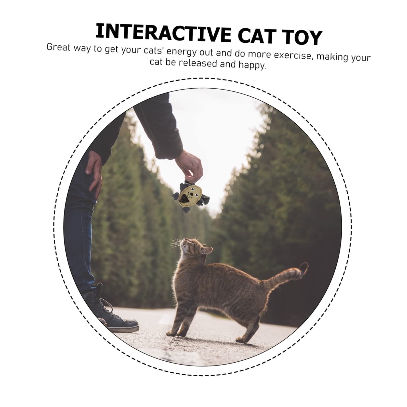 POPETPOP 15pièces Jouets pour Chats Toile De Souris Longues Et pour Chats Jouets Interactifs pour Éveiller Et Amuser Intérieur