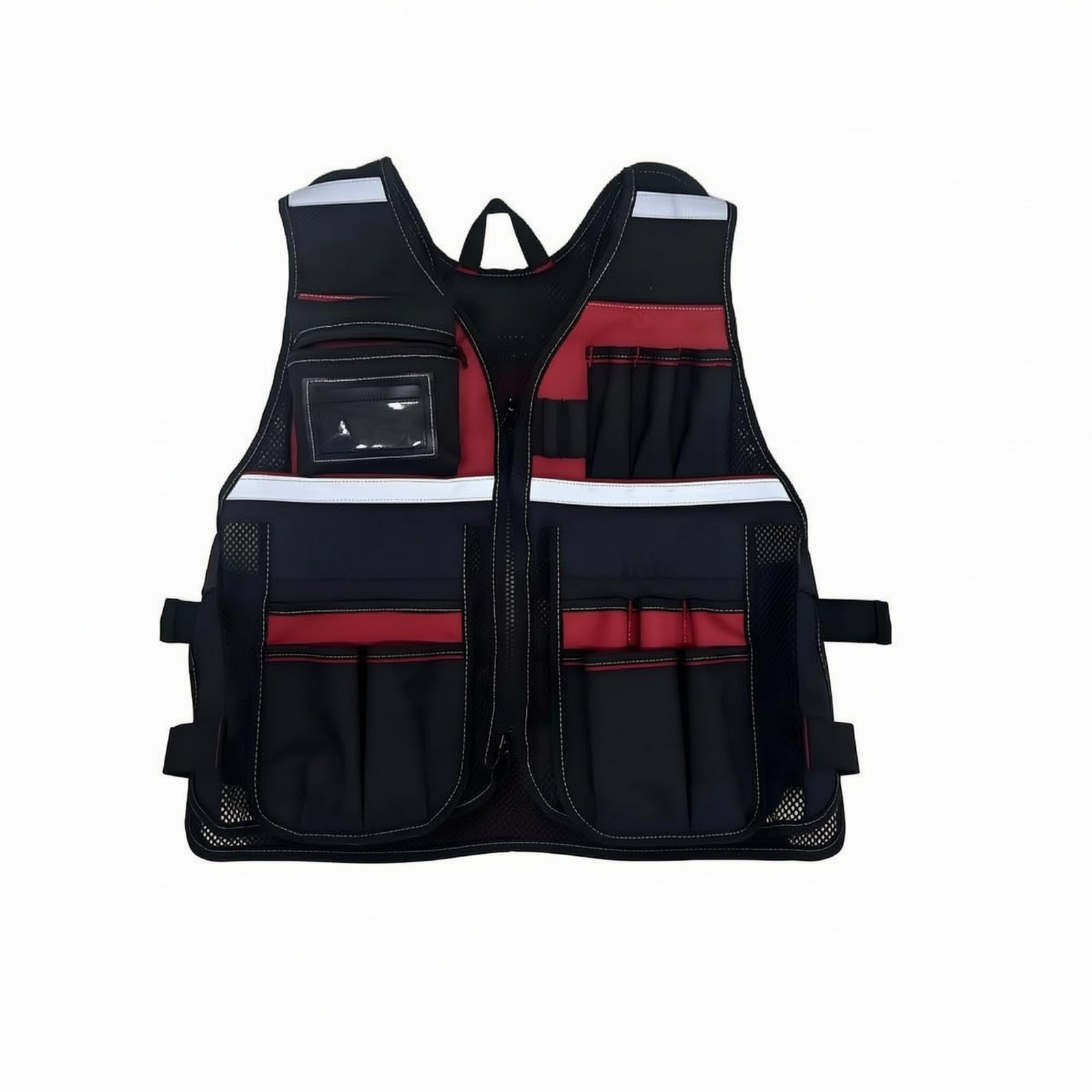 Ropa | Alta Visibilidad, Chaleco Herramientas con Bolsillos, Cómodo, Chaleco Trabajo, para Construcción, Taller, Electricistas