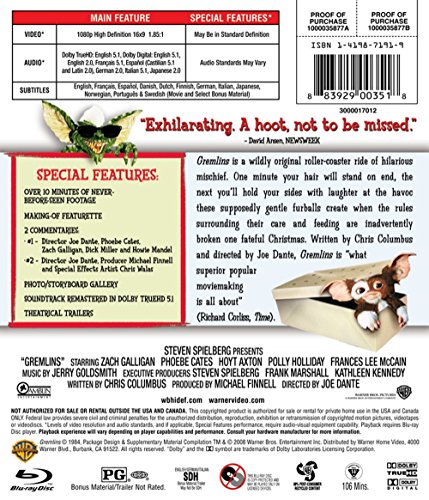 Gremlins 25th Anniversary (BD) image 4