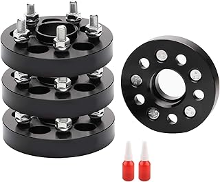 EOTH 5x100mm Wheel Spacers, 1 inch 5x100 to 5x100 Wheel 56.1mm Hub core 12x1.25 Thread Pitch Replacement for Subaru Baja Crosstrek Outback Legacy Forester Subaru Impreza, Thread-Locking Adhesives