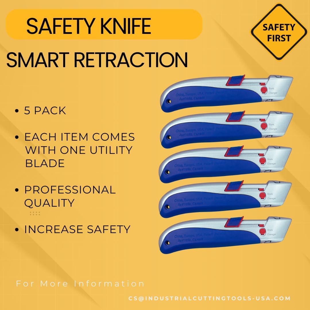 Industrial Cutting Tools USA SC85 With Auto/Smart Retract, 5 Per Pack