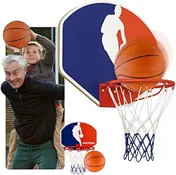 Cesta de Basquete Infantil com Tabela 35cm e Bola - Brinquedo para Crianças 3 4 5 6 7 8 Anos Menino e Menina - Desenvolve Coordenação e Concentração