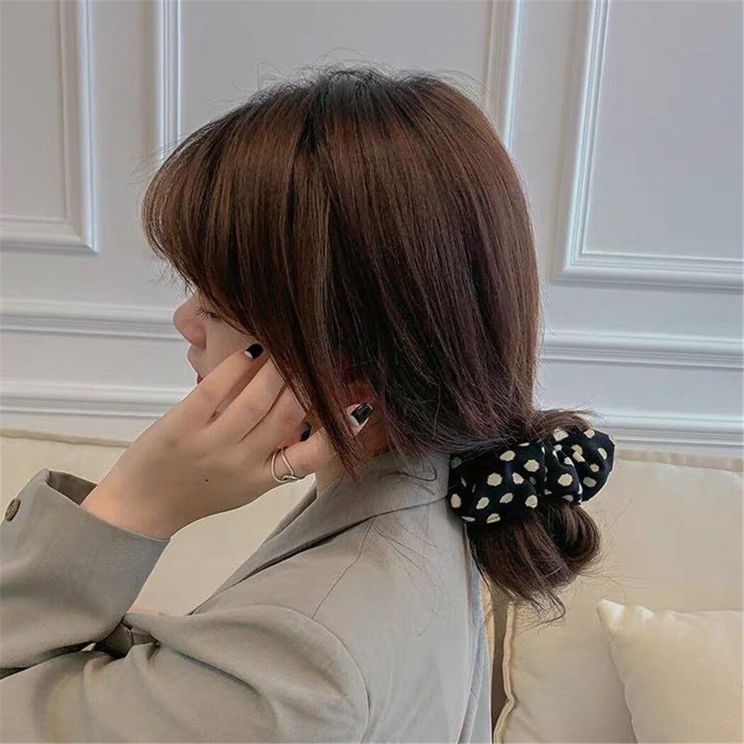 Accessori alla moda per ragazze, 6 pezzi, elastici per capelli leopardati
