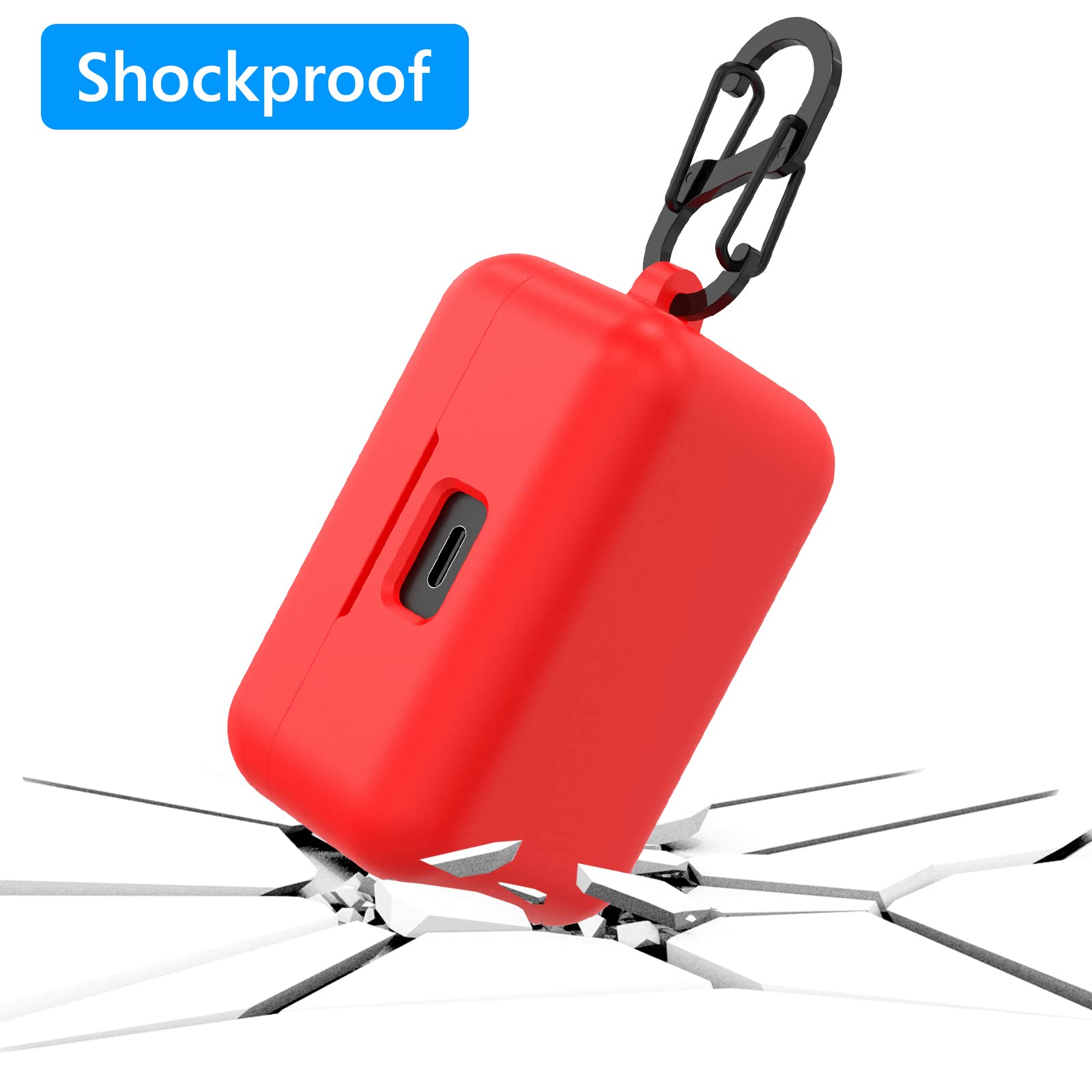 Geekria Silicone Case Cover Compatible with Sennheiser MOMENTUM True Wireless 3 Earbuds, Earphones Skin Cover - Image 2