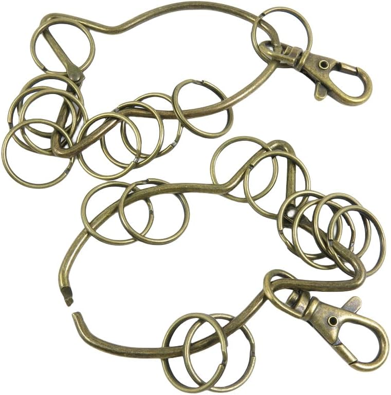 Antique Bronze Tone Jewelry Making Charms Findings Suppliers 84KM05 Keyring Jesus Fish Lobster Clasp