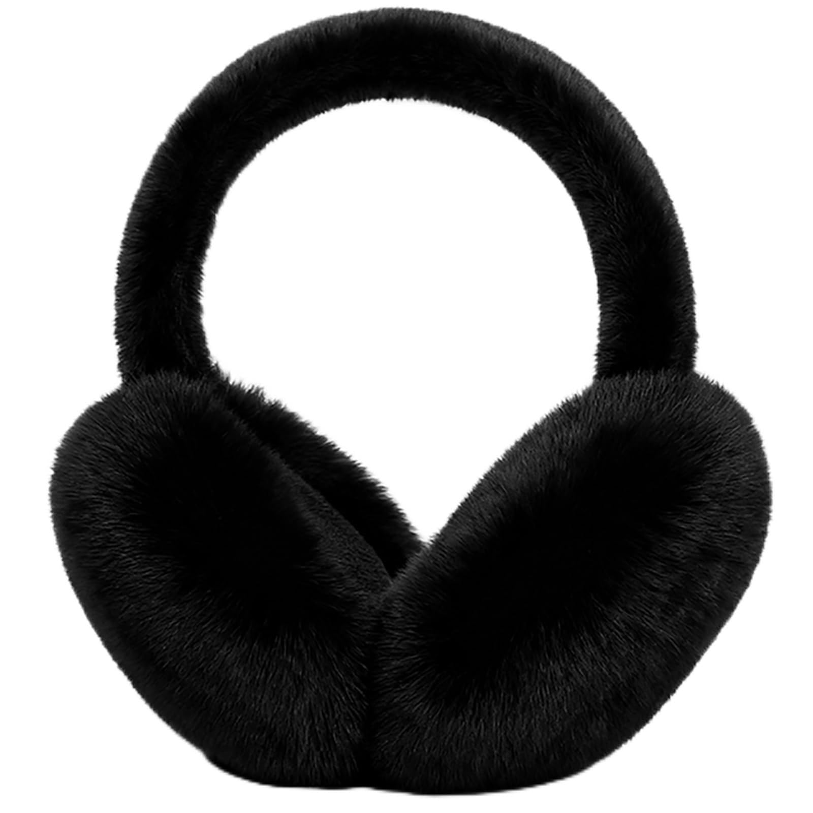 SUODAO Winter Ohrenwärmer Damen, Faltbare Winddicht Ohrenschützer Premium Kältedicht Warme Earmuffs Ear Warme Ohrenschützer Herren Ohrschützer für Fahrradfahren Ohrschützer für Damen und Herren