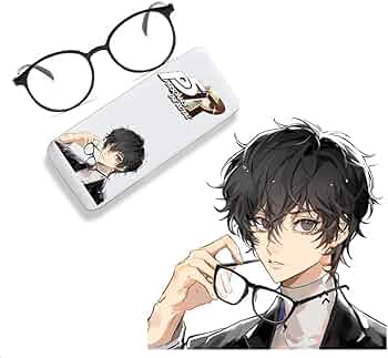 【匿名配送】 ペルソナ5 ジョーカー　雨宮蓮　眼鏡　オマケ付き 匿名配送】 ペルソナ5 ジョーカー 雨宮蓮 眼鏡 オマケ付き