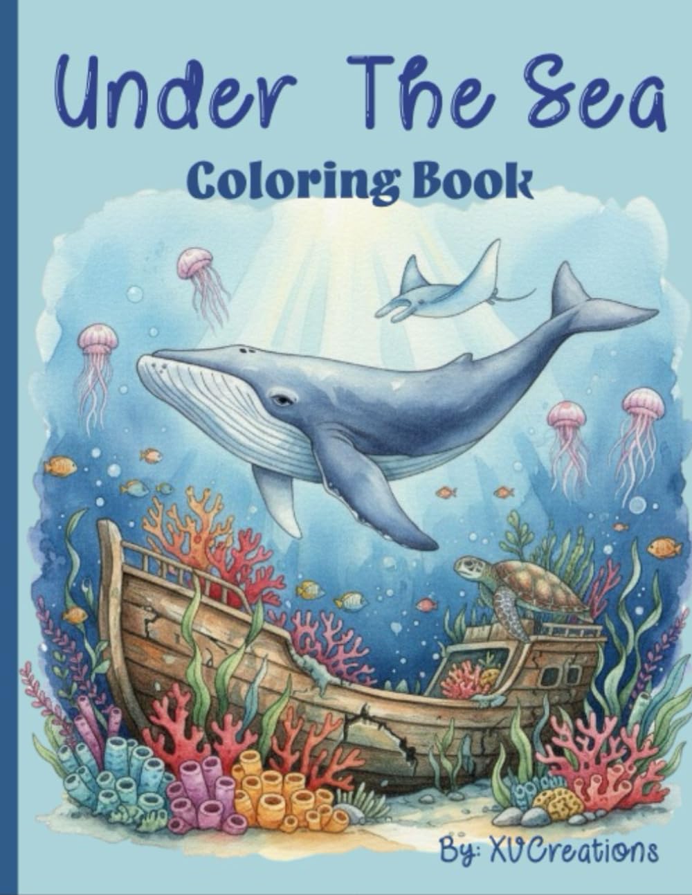 Under the Sea: Fun & Unique Coloring Book