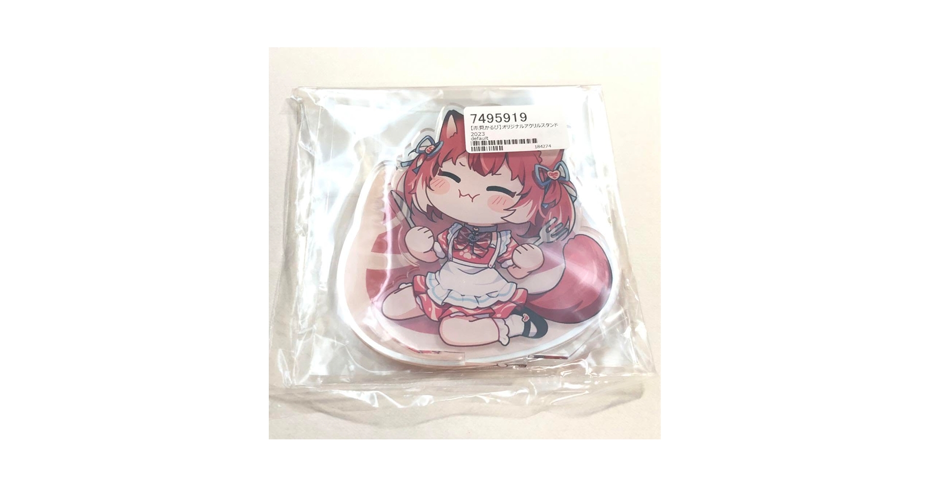 赤見かるび バストアップアクリルスタンド ぱくぱくver. バストアップアクリルスタンド（赤見かるび / ブルーメイドver