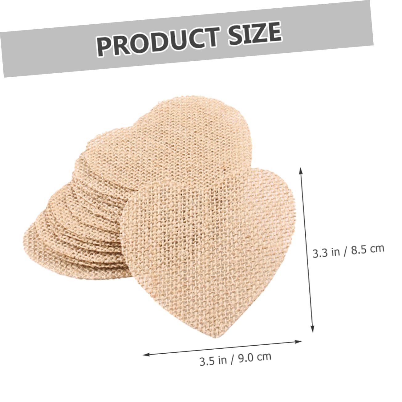 EXCEART 5 Sets Sackleinenformen Zum Basteln: Weihnachtsbaum-hängeornamente Wimpelkette „Frohe Weihnachten“ Aus Sackleinen 20 Stück * 5