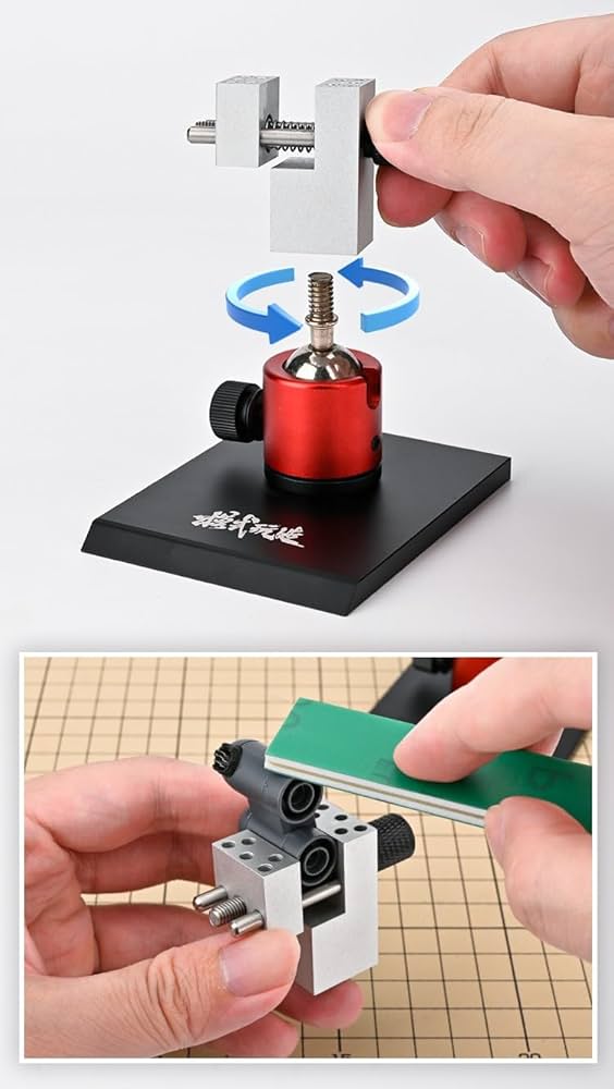 小物 vatie ANSAI Tabletop Vise Mini Vice Spherical Rotating Metal Base
