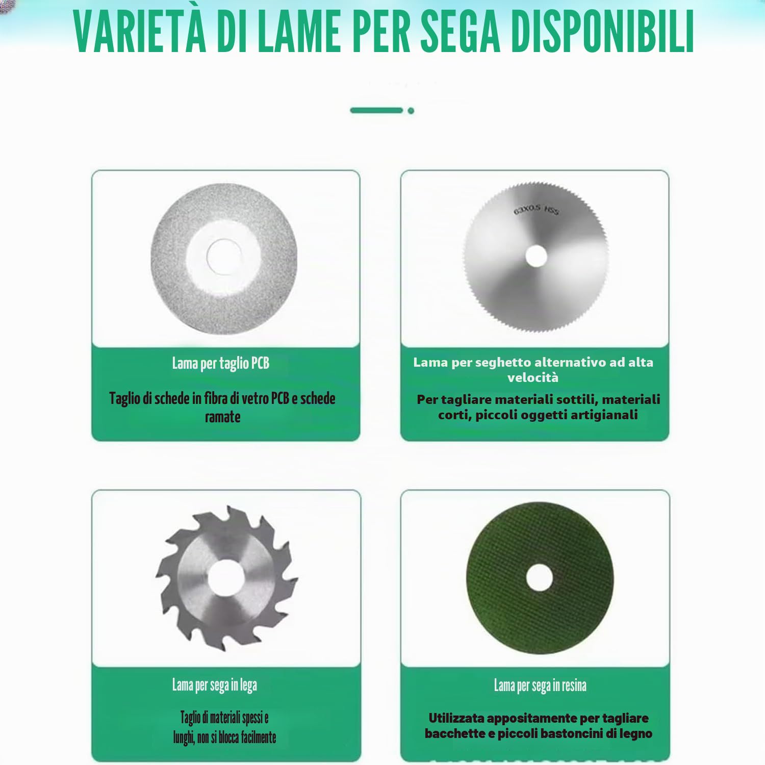 Piccola sega da banco, sega da banco in miniatura per l'artigianato, piccola sega da banco per il taglio del legno, sollevabile regolabile a,Standard Edition