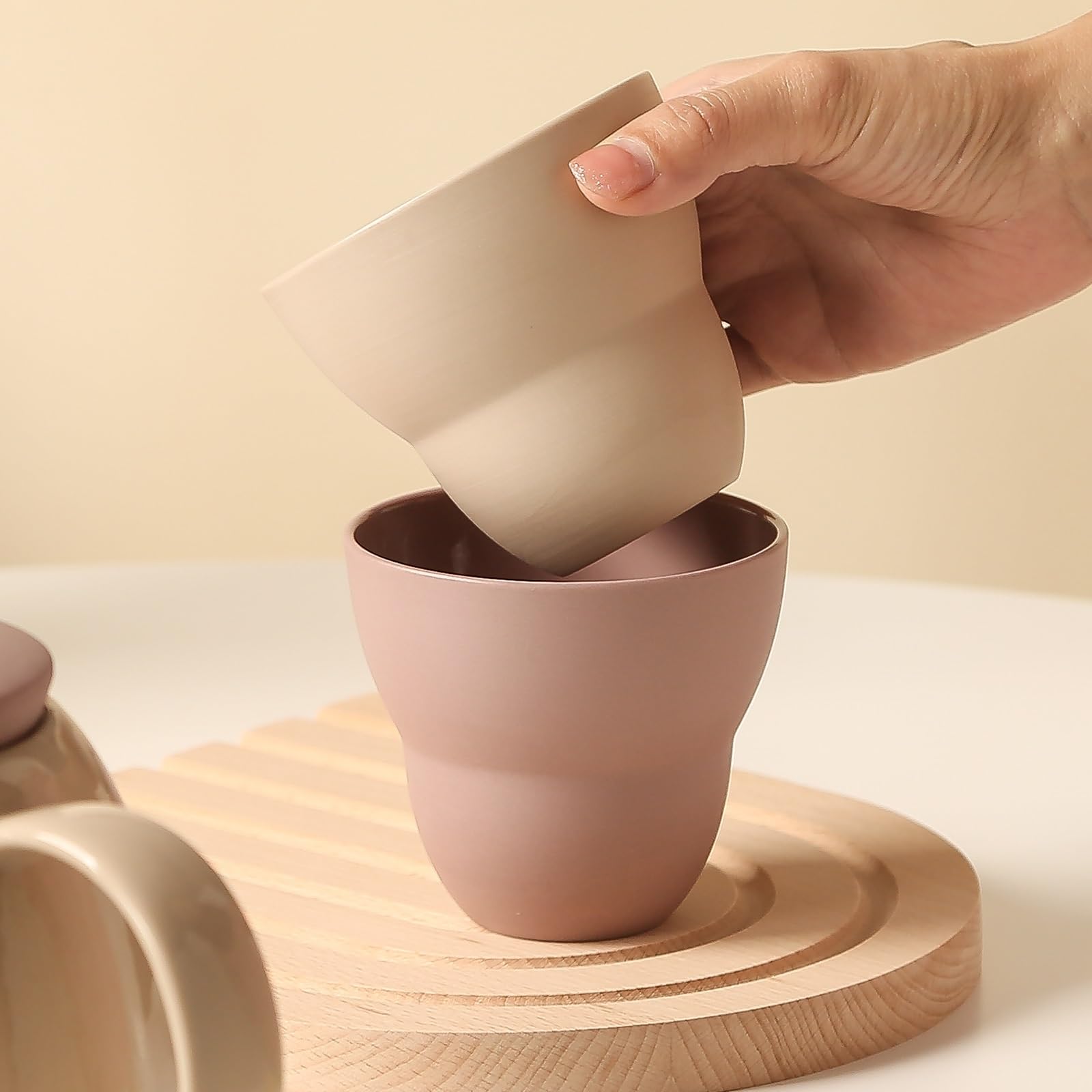 Karafka na wodę kreatywny ceramiczny zestaw filiżanek do kawy domowy kubek na wodę popołudniowa herbata zestaw do herbaty pudełko na prezent dzbanki na wodę