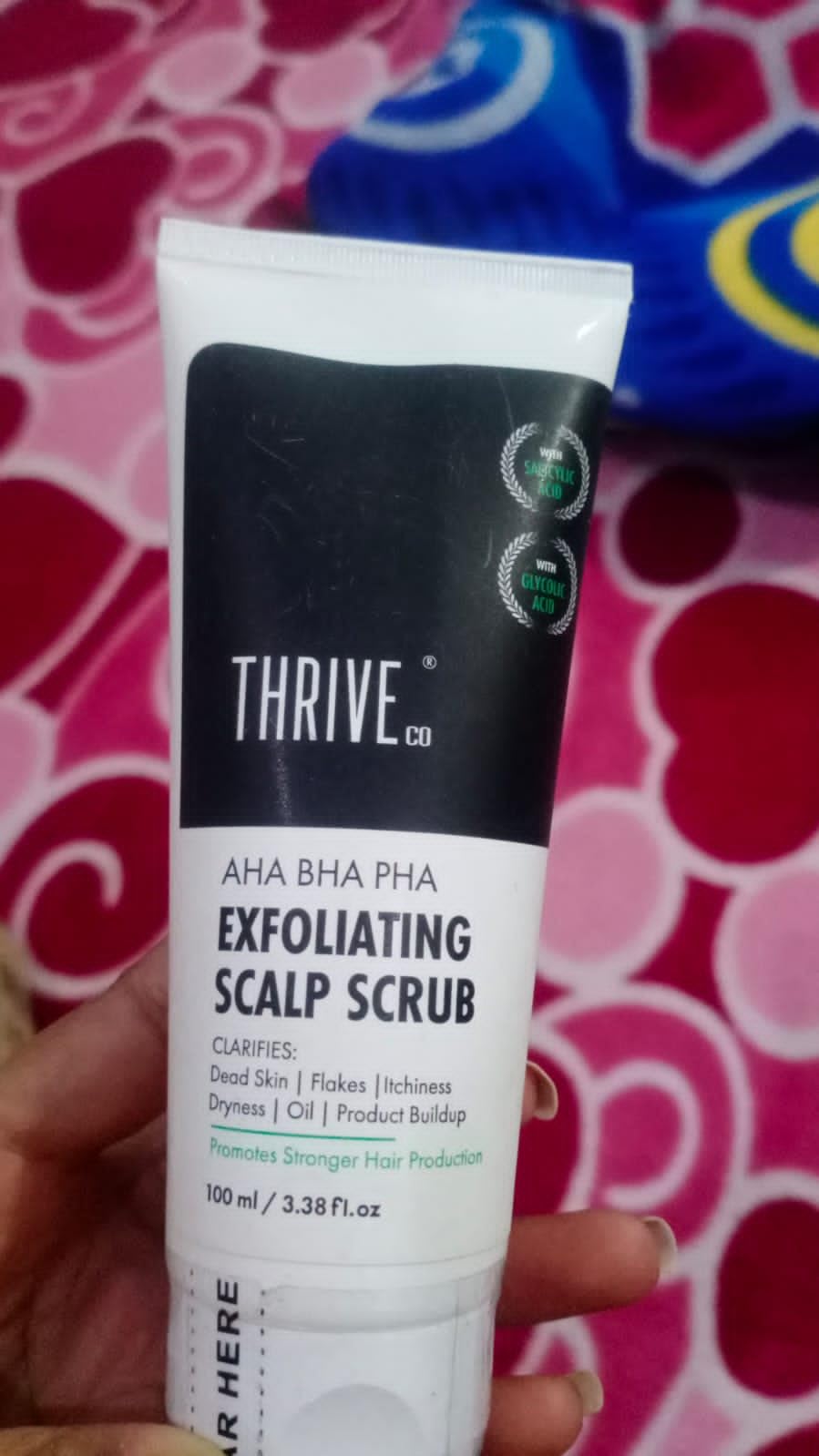 ThriveCo AHA BHA PHA Exfoliating Scalp Scrub | Clears Dandruff, Dead ...