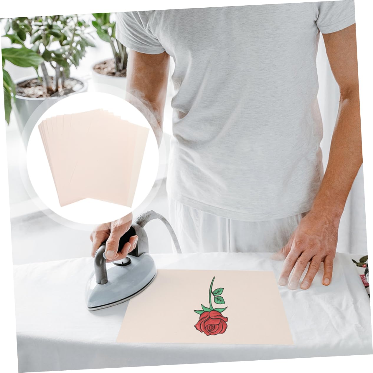 100blätter Sublimationspapier Für T-shirt-druck Hochwertiges Transferpapier Für Projekte Geeignet Für Kleidung Und Schnelltrocknend Für Leichte Designs Und Einfache Anwendung