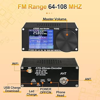 Amazon.com: ATS-25MAX Decoder Si4732 SDR Radio Receiver