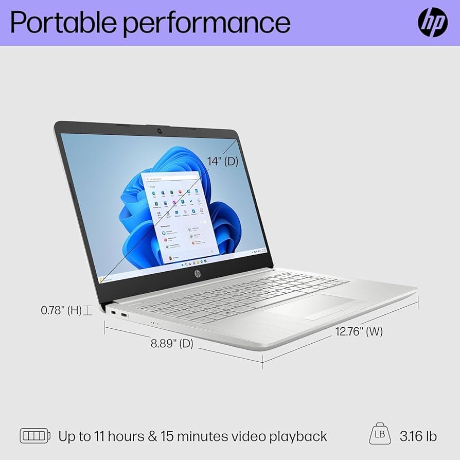 14インチ フルHD ノートPC Celeron 16GB Amazon.co.jp: HP