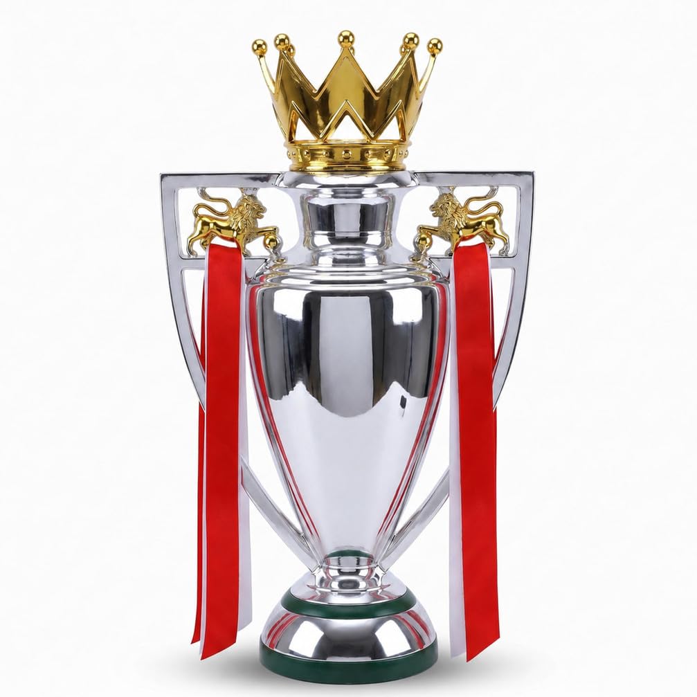 Réplica del Trofeo del Campeonato de Fútbol Inglés 2026, Recuerdo de Copa de Liga para Aficionados, Regalo Deportivo Coleccionable, Decoración para Oficina, Bar y Club