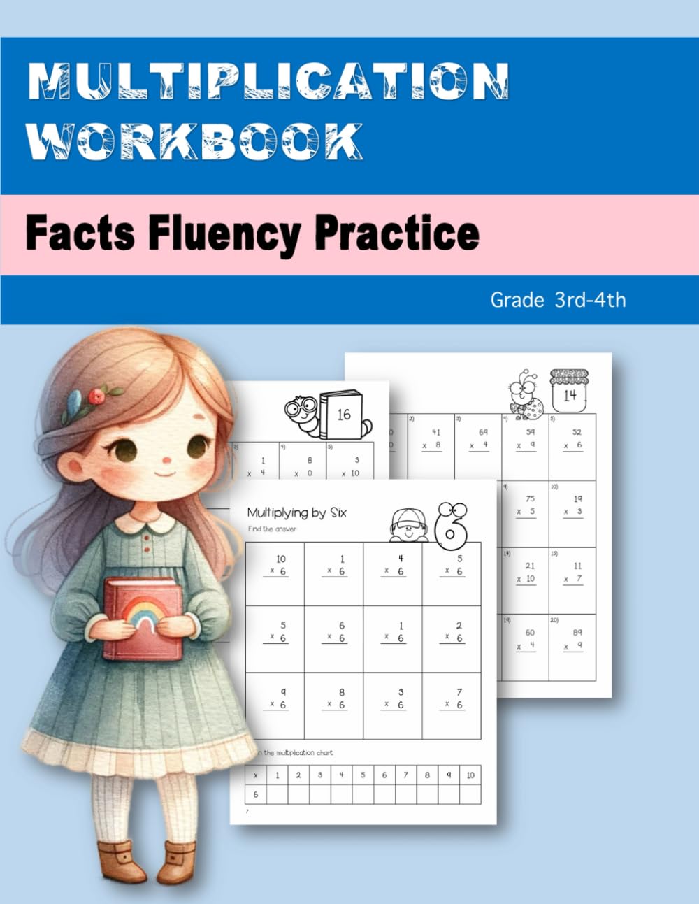 Multiplication Workbook Facts Fluency Practice Grade 3rd-4th: Boosts fluency, develops problem-solving skills, and reinforces learning effectively for students, including those in homeschooling