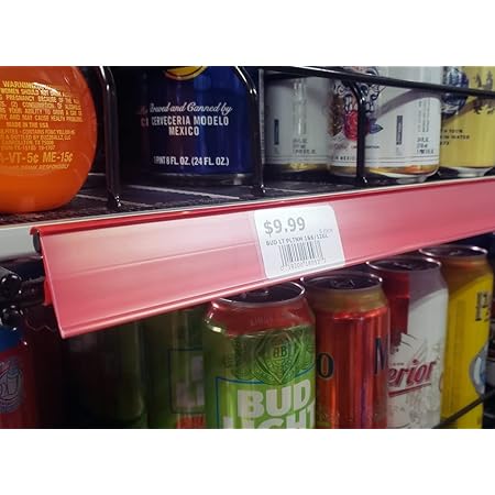Amazon.com: THE GLOBAL DISPLAY SOLUTION | Adhesive Shelving Price Tag ...