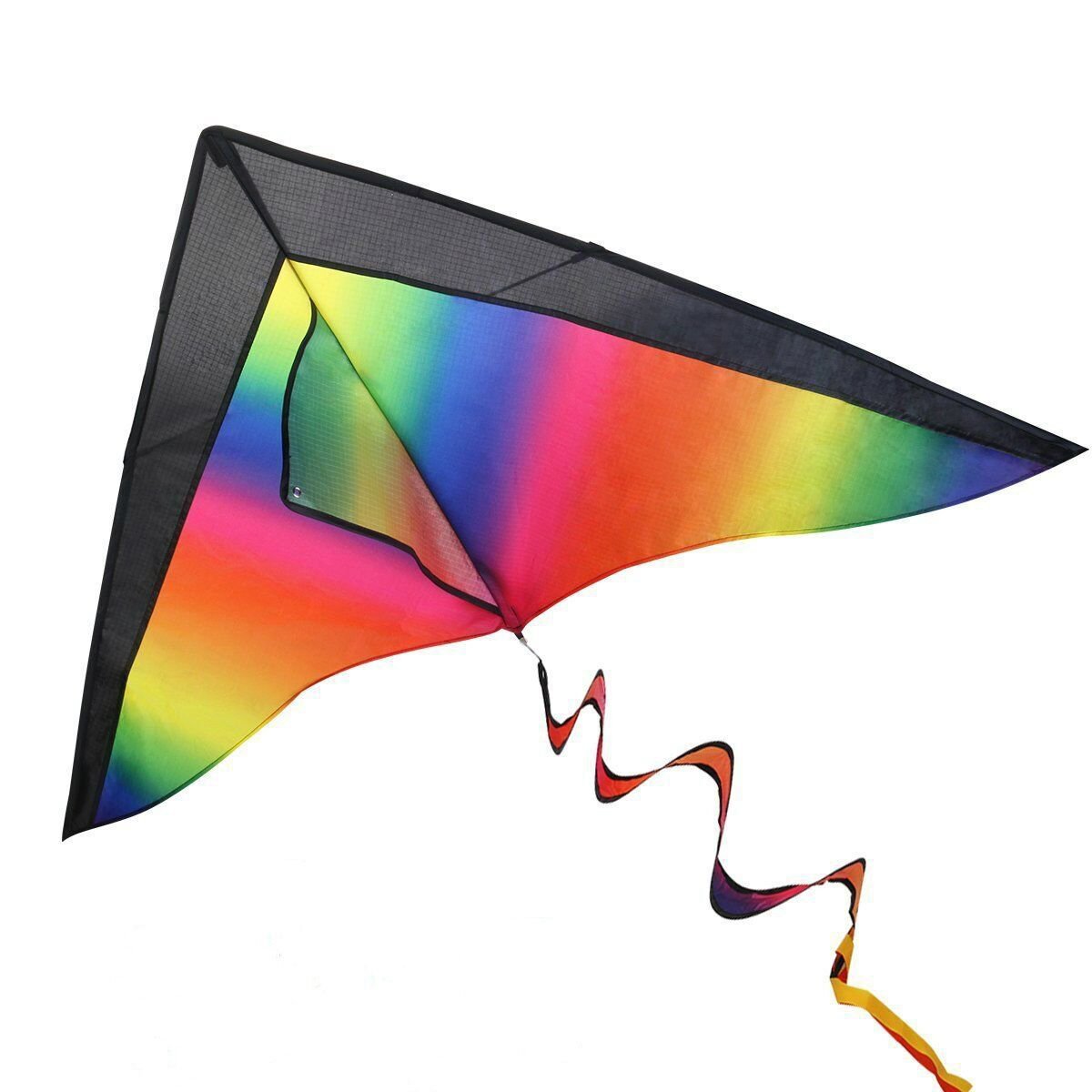 BESTOYARD Rainbow Kite for Kids and Adults Easy Flyer Kite for Outdoor Games Activities with String
