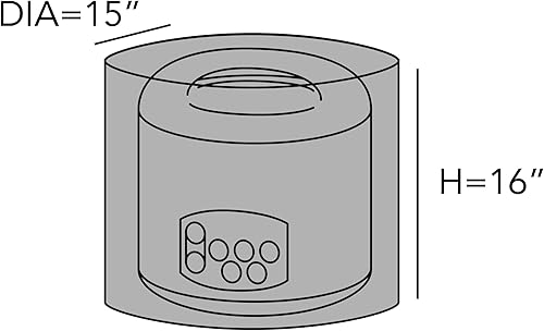 Miniatura 9 de Covermates Keepsakes - Funda para olla a presión, protección contra el polvo, resistente a las manchas, lavable, funda para electrodomésticos, color