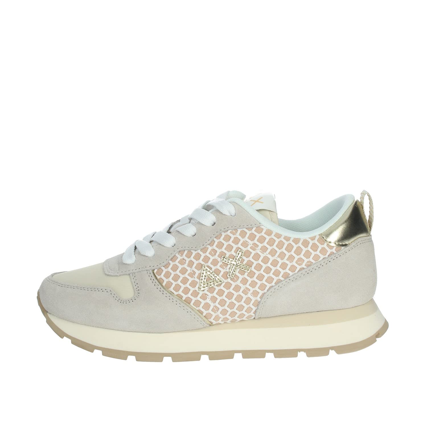 SUN68 Ally Big Mesh Sneaker Bianco da Donna Z32206-31