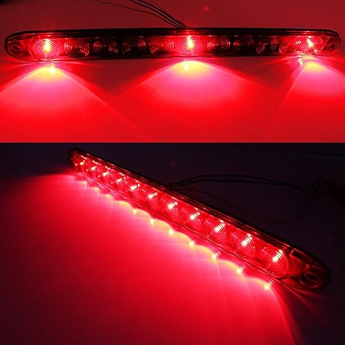 Miniatura 2 de iJDMTOY Barra de luz LED roja de identificación para puerta trasera de camión de 15 pulgadas, compatible con Chevrolet Dodge, Ford, GMC, Nissan,