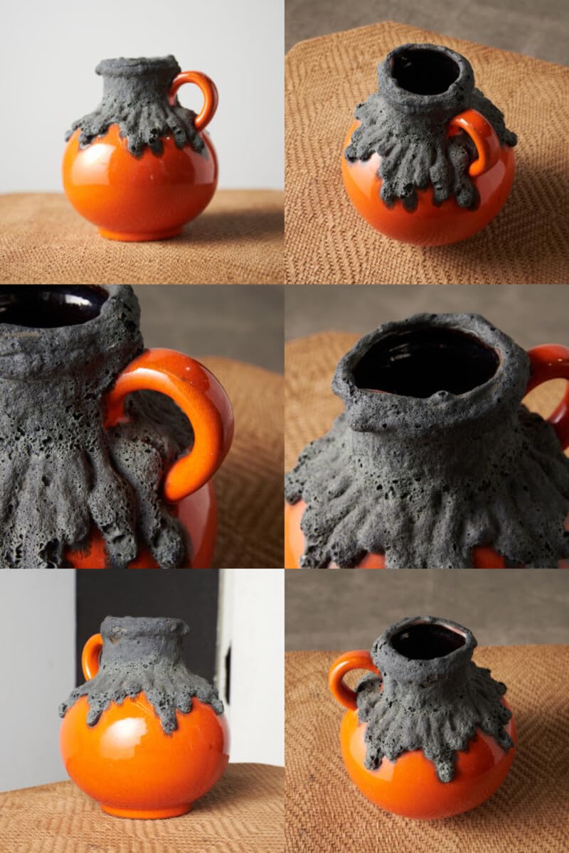 ヴィンテージ 西ドイツ Fat lava d&b フラワーベース 花器 花瓶 西ドイツヴィンテージ ファットラヴァ フラワーベース 花瓶/W
