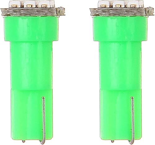Miniatura 4 de Bombillas de luces LED para tablero 20x T5 17 74 73 3-3014SMD, Verde