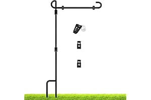 SZHLUX Garden Flag Poles for Outside