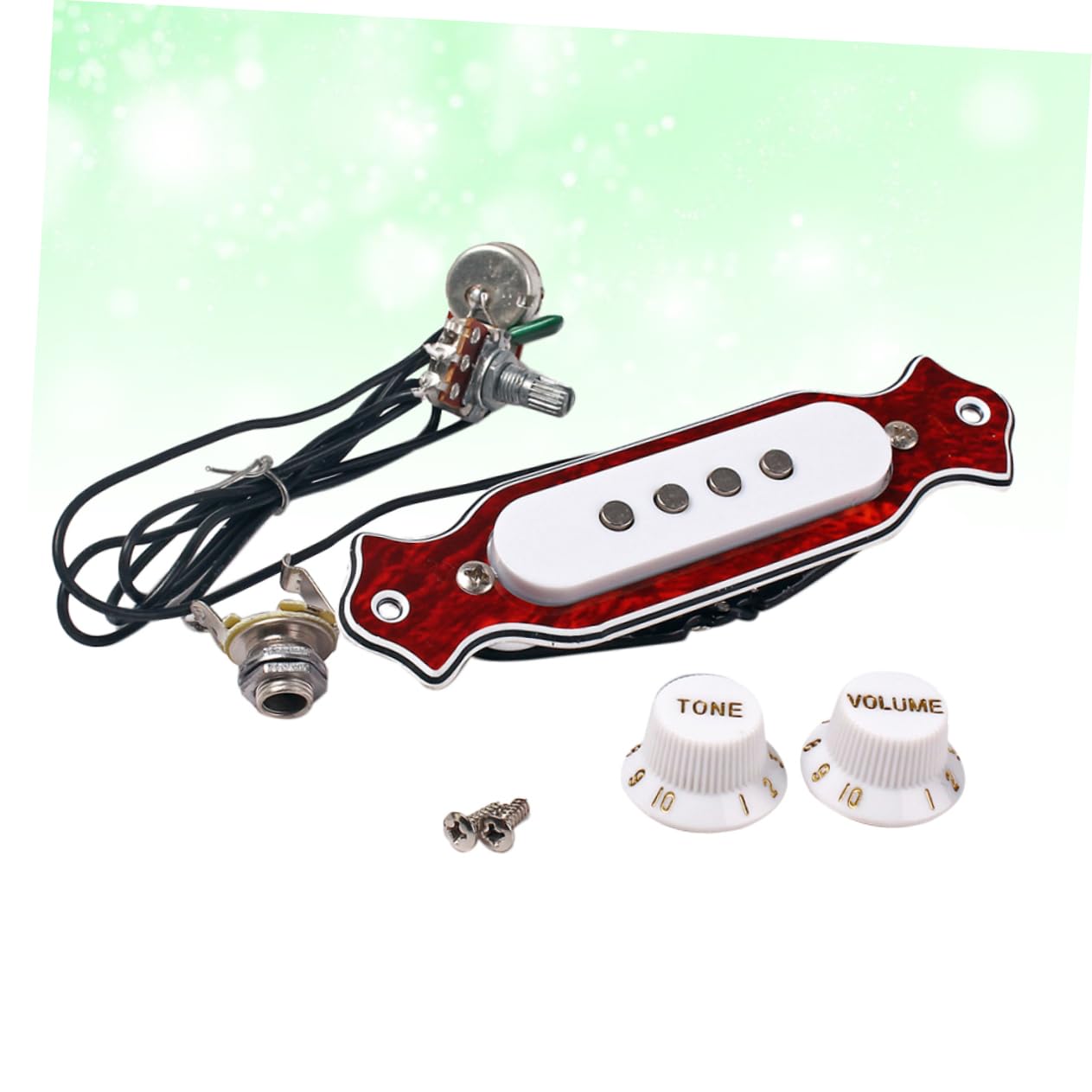 3pezzi Pickup Per Chitarra Acustica Corde Pickup Metallico Per Chitarra Box Con Magneti Sostituzione Per Strumenti Musicali