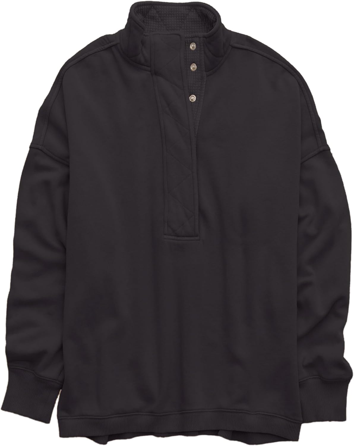 Gacaky Sweatshirt for Women Oversized Casual Long Sleeve Button Henley Neck Pullover Tops Fashion Outfits Clothes - Image 5