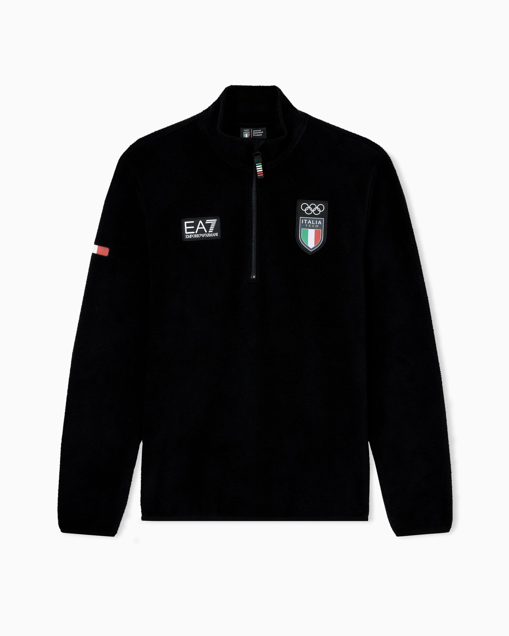 Emporio Armani EA7 Italia Team Olimpiadi 2026 Polar Fleece Pile tecnico da sci Uomo