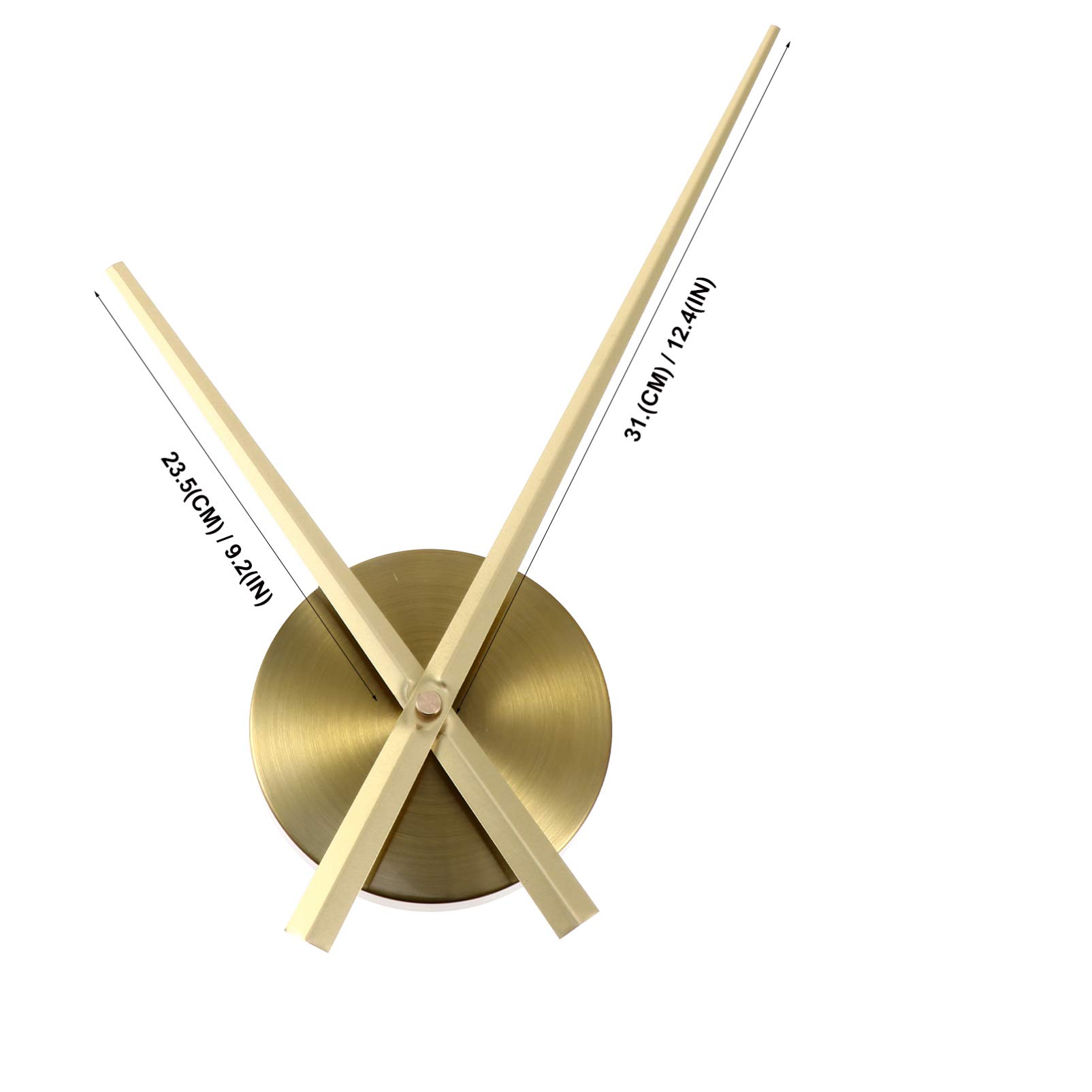 Yardwe Professionelles Quartz Uhrwerk Mit Großen Uhrzeigern DIY Wanduhr Bastelset Für Wohnzimmer Dekoration Und Uhrersatzteile 12.40X9.25X1.18In
