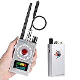 HawkSpy K18 Hidden Camera Detectors Bug & GPS Tracker Scanner Spy Camera Finder for Hidden Devices Listening Device Scanner with Sound & Vibration Alarm Portable Privacy Protectionn(Silver)