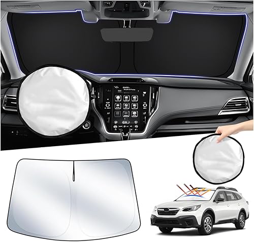 Miniatura 11 de T TGBROS Parasol para ventana de ajuste personalizado para Chevrolet Chevy Trailblazer 2021-2023 2024, accesorios para parabrisas y ventanas