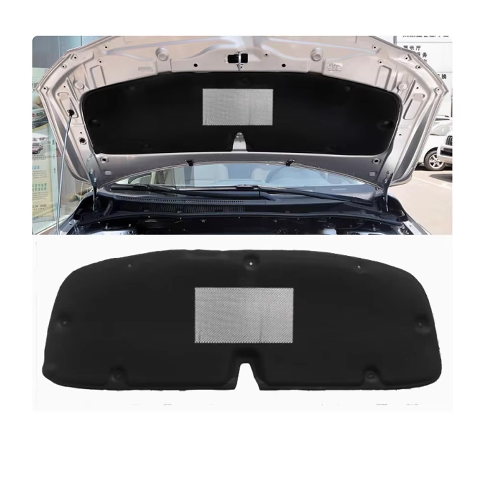 Compatible Con Toyota Para Corolla E140 E150 Para Axio 2009-2013 Almohadilla De Aislamiento Acústico Para Capó Alfombrilla Térmica Antiruido Insonorizada