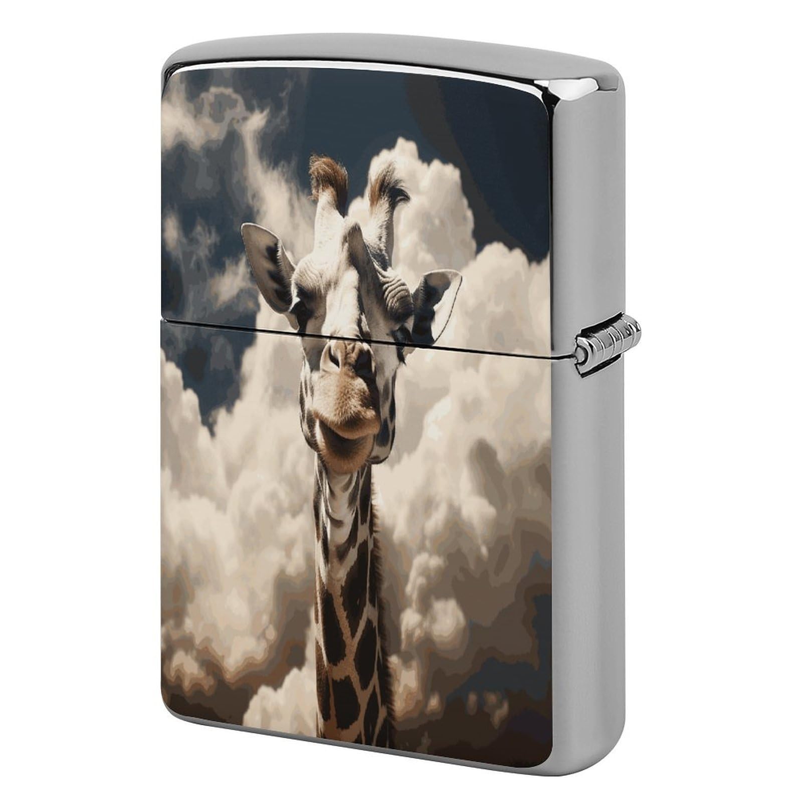 Fekiloot Style Giraffe In The Clouds Lighter Case Cover Lighter Holder