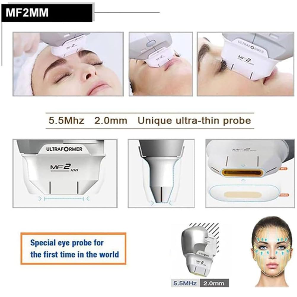 BCBKD Macchinario Estetico Multifunzione HIFU Schermo HD 15",Rimozione Rughe,Lifting Facciale,Macchina Dimagrante,Trattamenti Viso Corpo in 30 Minuti Risultati Visibili Subito