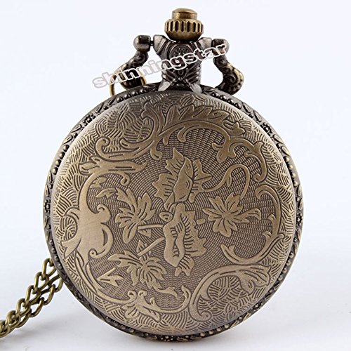 Image of Vintage Cute Animal Pocket Watch, Long Chain Sweater Pendant Necklace, for Women Men Birthday Christmas Gift