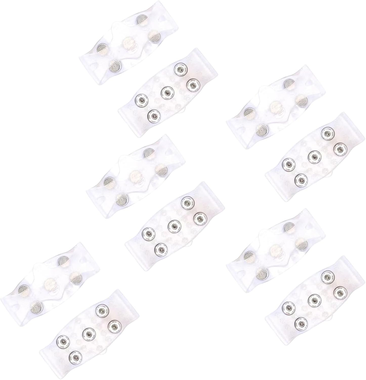 5 Pairs Snow Crampon Traction Cleats 5 Spikes Nonslip Ice Grippers Elastic Shoes Boot Covers for Outdoor Activity Snow Shoe S