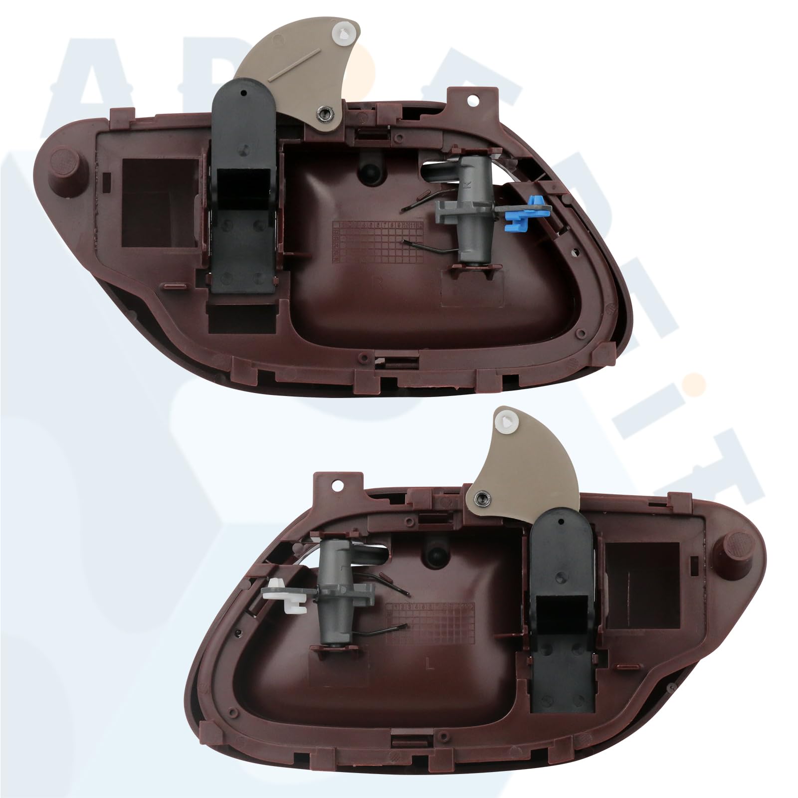 Foto de Maçaneta Porta Interior APPERFiT Para Chevy GMC - Kit Com Bezel Azul