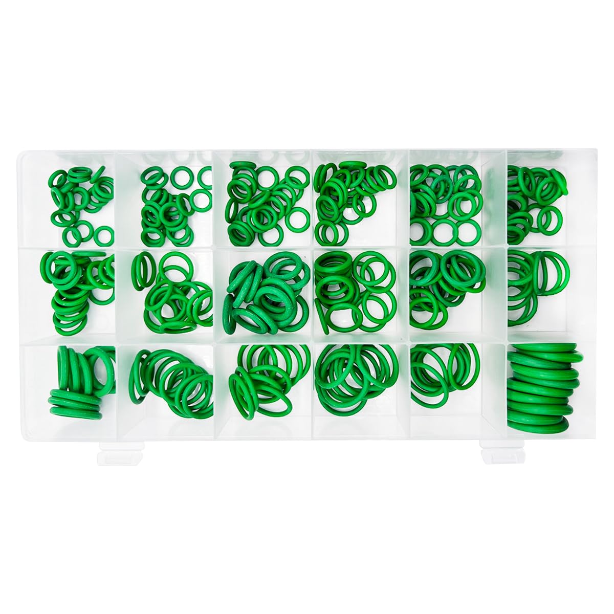 Yetaida 270 Pc O-Ring Assortment Kit - 18 Sizes Nitrile Rubber Sealing Gaskets For Car, Plumbing, DIY