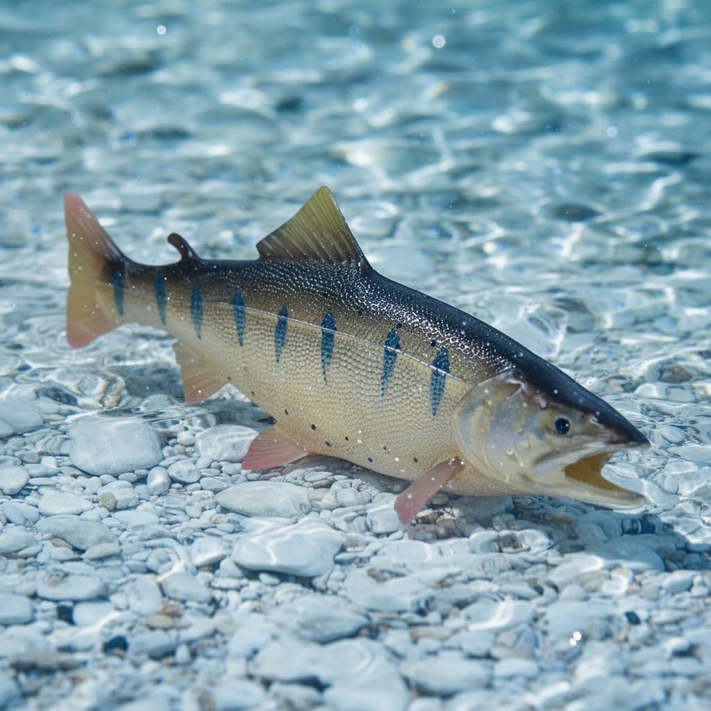 Amazon.co.jp: [猫神山] 山女魚 ヤマメ 川のサカナ 渓流 魚 フィギュア
