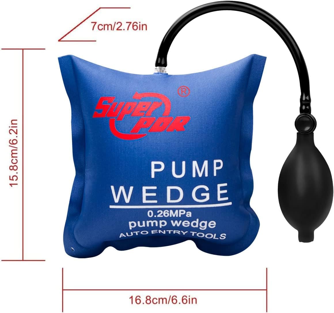 8 Stück Montagekissen Luftkissen, Hebekissen für die Tür und Fenster Montage Tragendes Gewicht von 300KG Pro Montagekissen, Air Pump Wedge Luftkeil Aufpumpen Kissen Auto