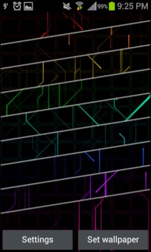 Tron Traces - Live Wallpaper