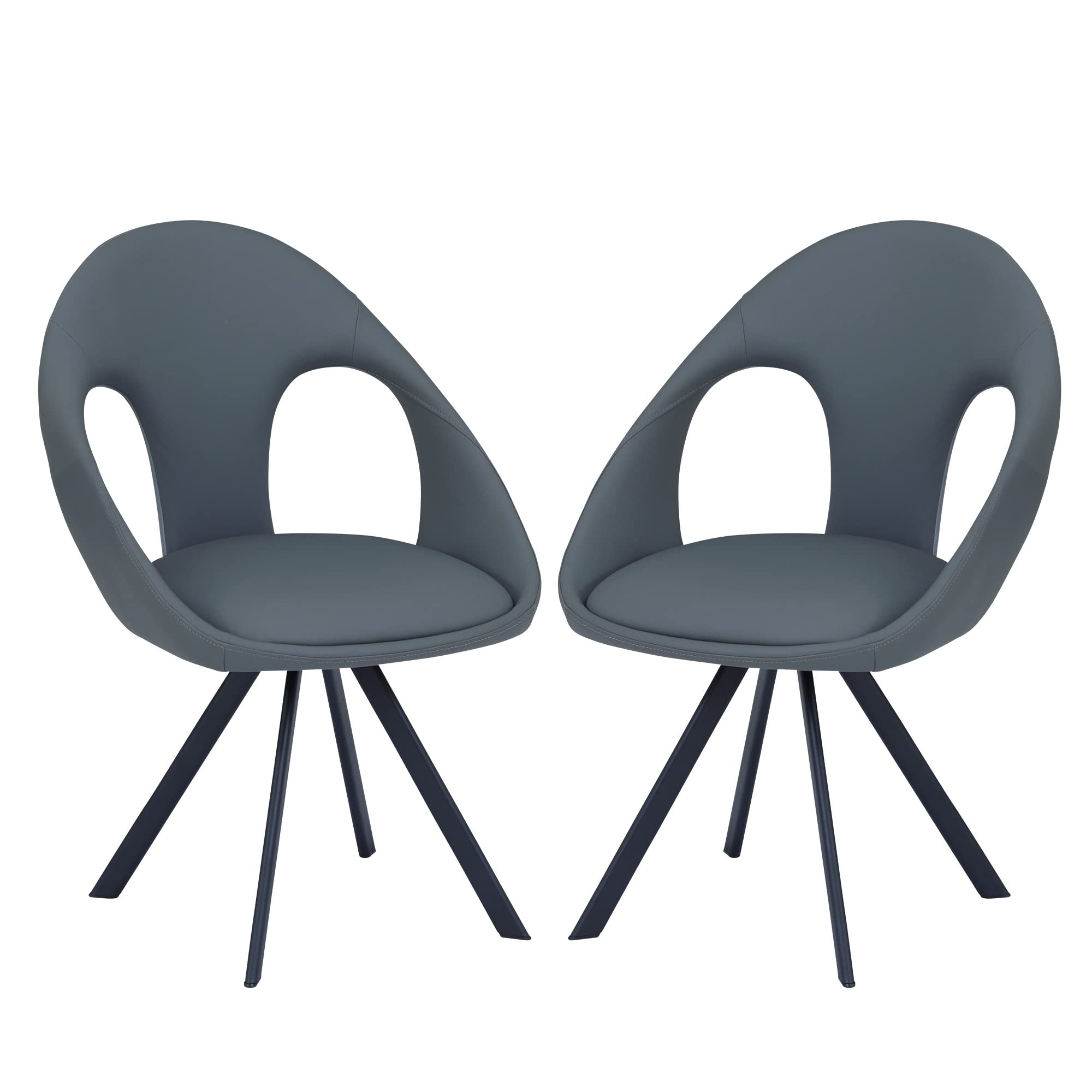 ダイニングチェア Ango Amazon｜関家具(Sekikagu) ダイニングチェア グレー ラウンド